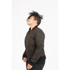 Dovetail Workwear Evaleen Trucker Jacket - Dark Grey XS DWF19OW3-021-XS